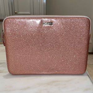 Kate Spade Laptop Sleeve Pink / Sparkles
